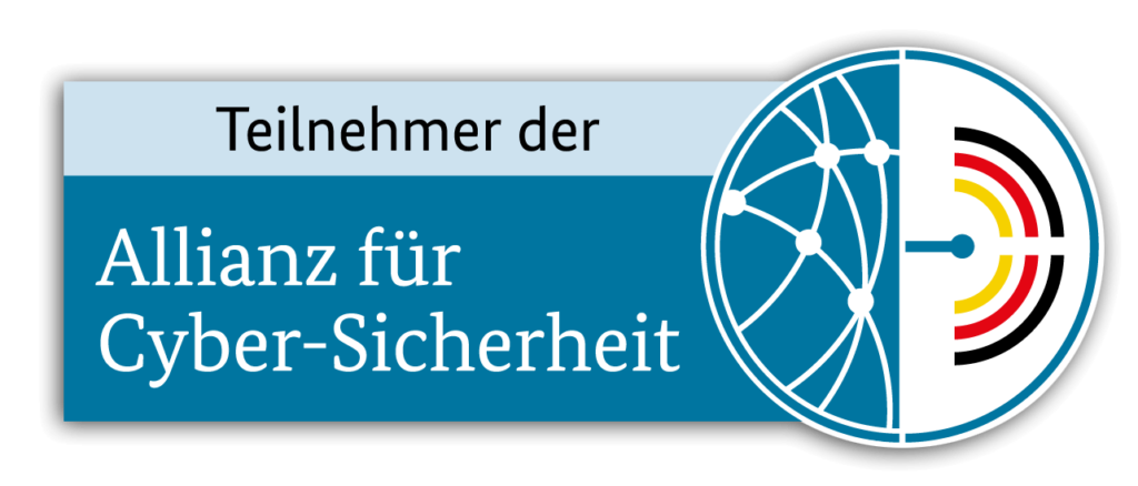 Das Logo der Allianz für Cybersicherheit. Die MFP ist Teilnehmer.