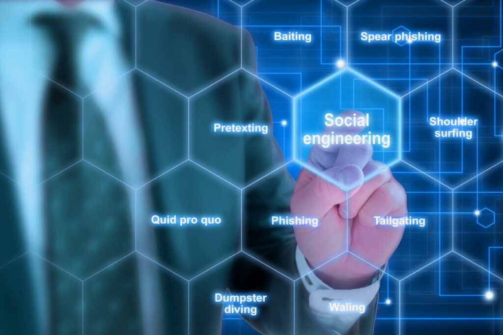 Social Engineering Angriff. MFP - Manufaktur für Problemlösungen